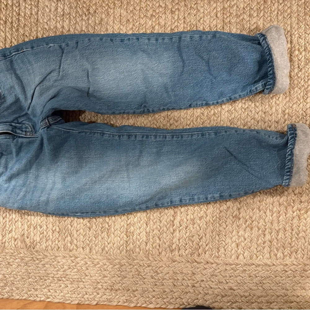 Gap Girls fleece lined Blue Jeans